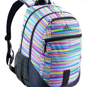Adidas Colorful Kids' Multicolor Striped Backpack